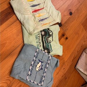 Southern Tide men’s Tshirts (3)- size medium, short sleeve